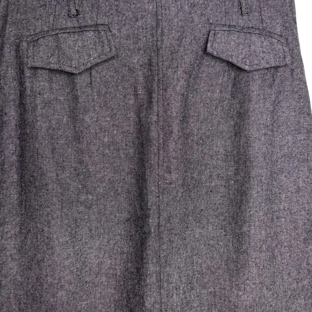 Sandro Grey Skirt Knee Length Size 12